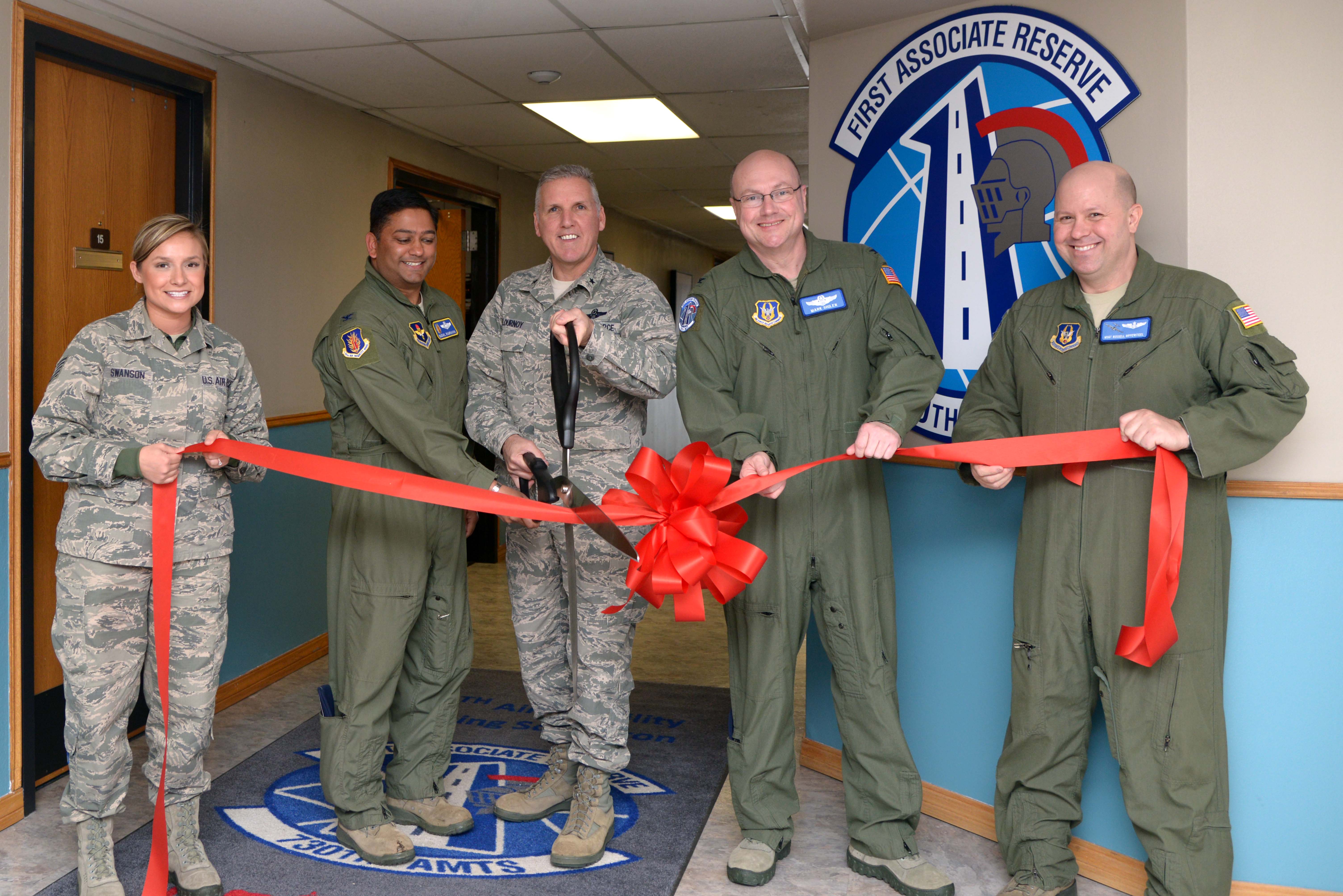 730th AMTS ribboncutting ceremony