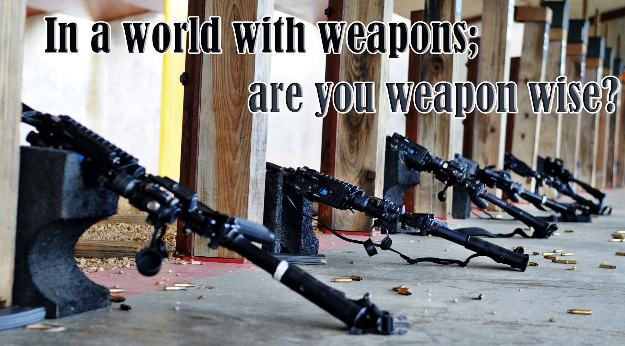 Knowing regulations on weapon handling can mean the difference between a normal day and being detained by military law enforcement for improper weapon use Joint Base Langley-Eustis, Va. U.S. Airmen living in the dormitories and U.S. Soldiers living in the barracks are required to store their weapons in designated armories. (U.S. Air Force graphic by Airman 1st Class Kimberly Nagle/Released) 