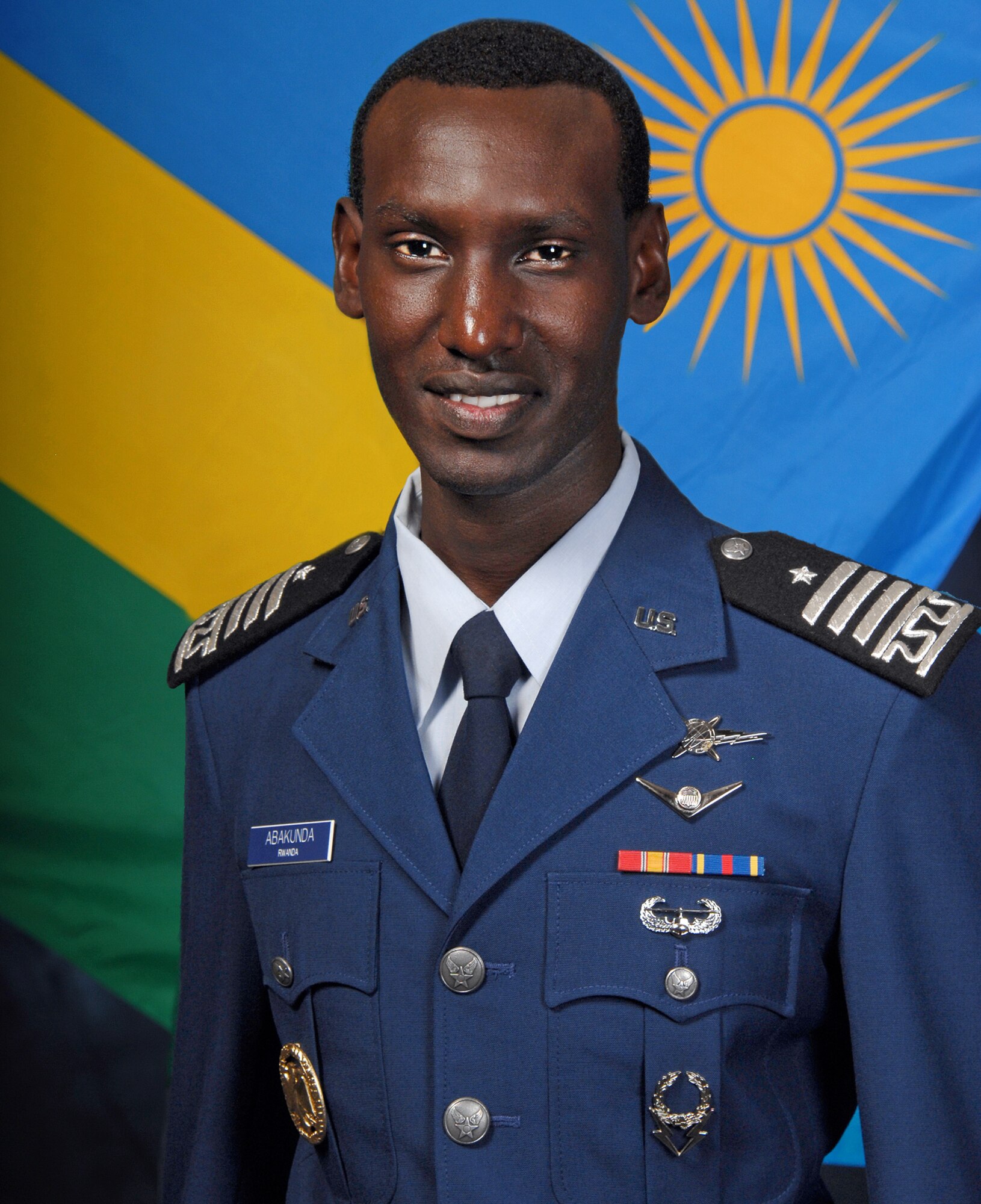 Cadet 1st Class Joseph Abakunda is a member of a cadet panel scheduled to speak at the National Leadership and Leadership Symposium Feb. 26. (Air Force photo)