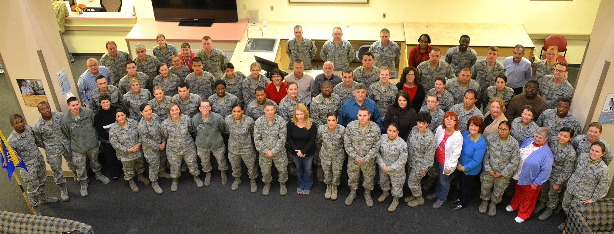 Kirtland’s 377th Medical Group was deemed the best of 66 military treatment facilities Air Force-wide and received the 2013 Surgeon General’s Award for Best Clinic of the Year.   (Photo by Todd Berenger)