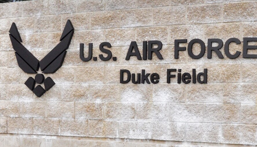 Duke Field is currently scheduled to close Feb. 14 from 7 a.m. to noon during an Eglin AFB weapons test period.  (U.S. Air Force photo/Dan Neely)
