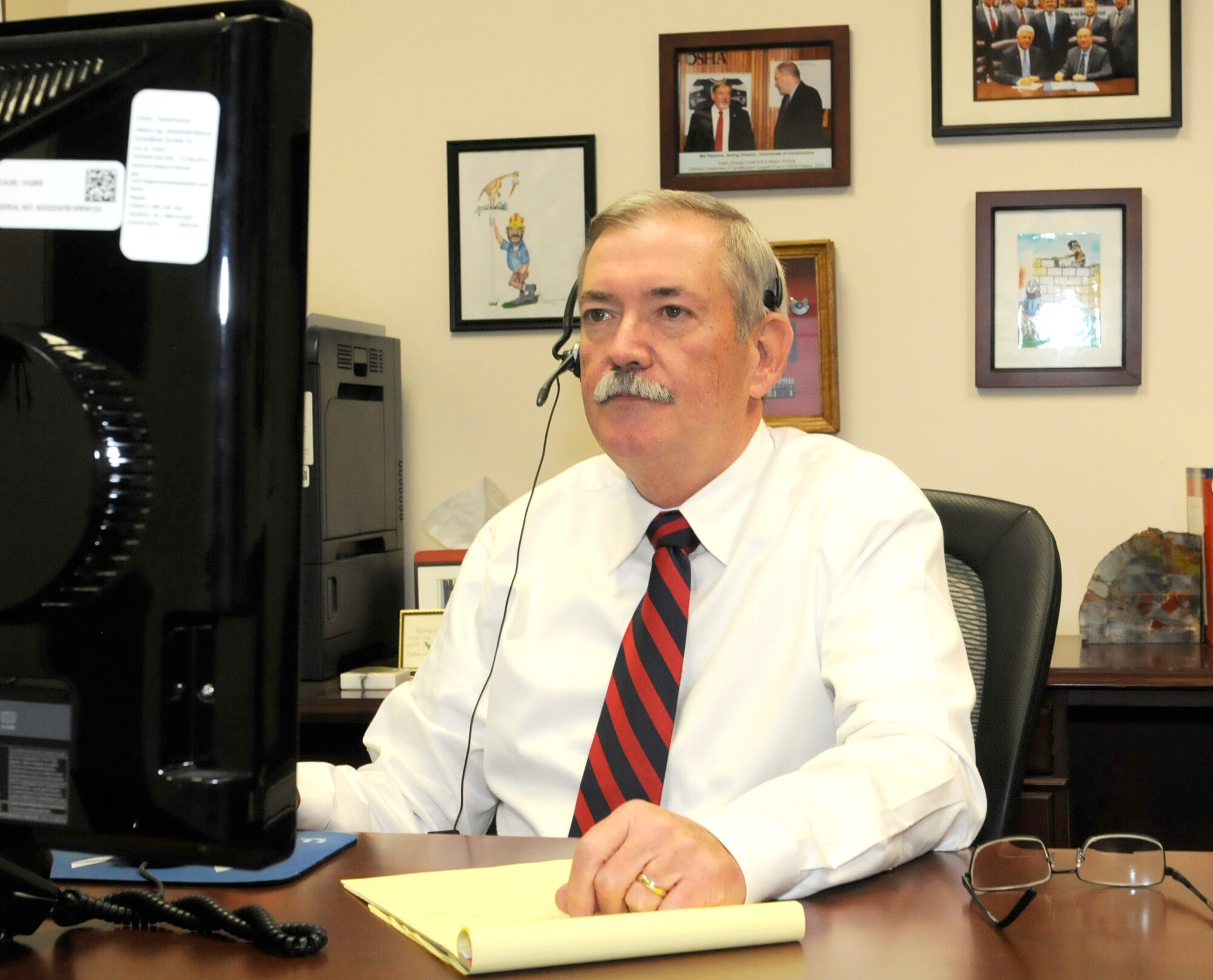 Air Force Chief of Ground Safety Bill Parsons held the first Town Hall meeting Jan. 29. More than 200 safety professionals participated in the Town Hall, which is scheduled to be a quarterly event.

