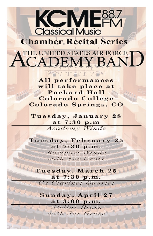 KCME 88.7 Chamber Recital Series Featuring The United States Air Force Academy Band
