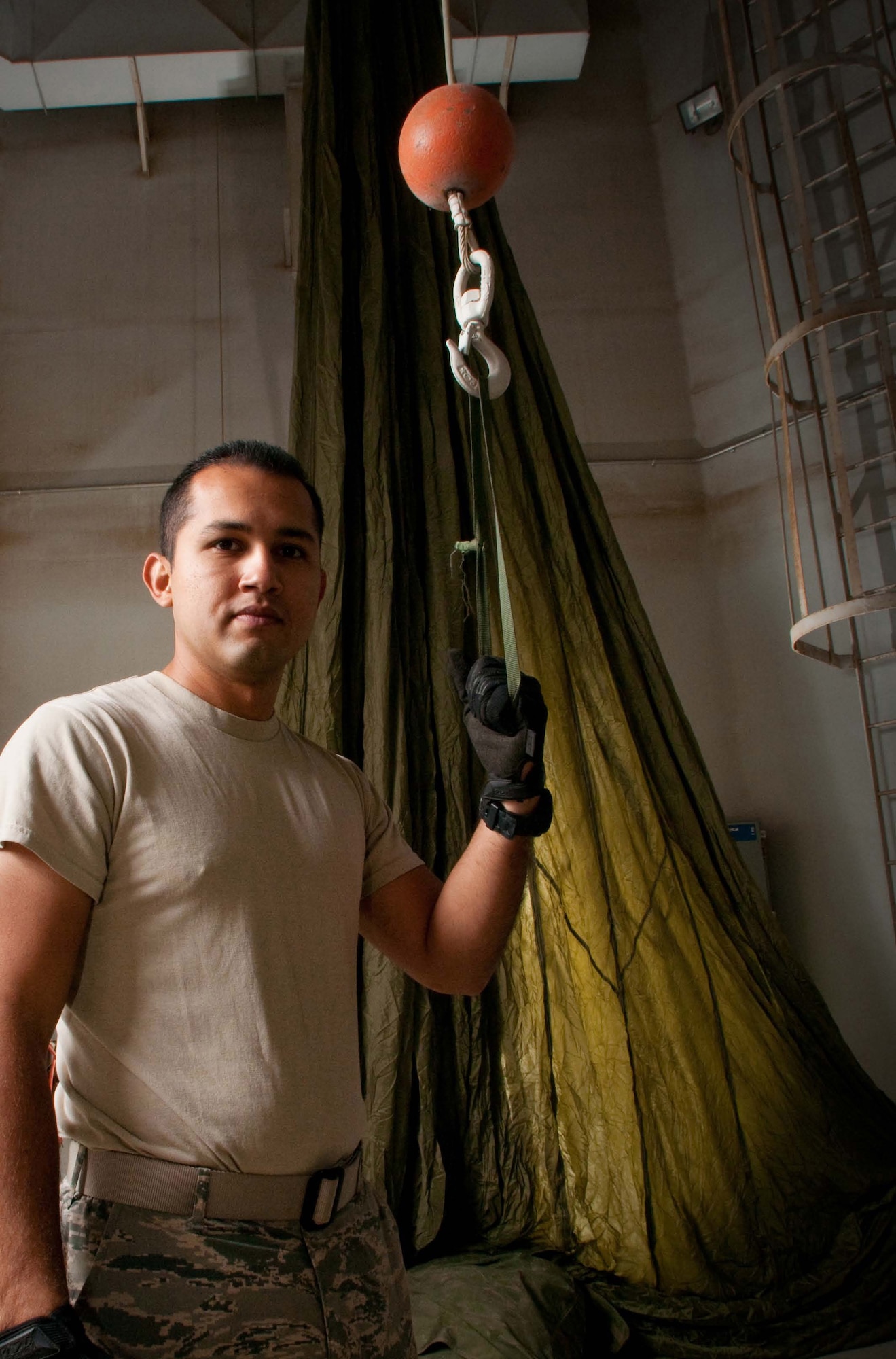 Staff Sgt. Carlos Puga from the 146th Airlift Wing's Air Terminal Operations is California’s 2013 Outstanding Airman of the Year. (U.S. Air Force photo by: Senior Airman Nicholas Carzis)