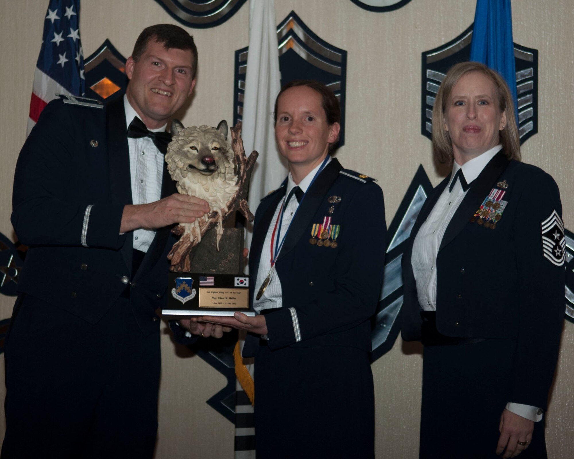 2013 Annual Award Winner for Field Grade Officer of the Year is Maj. Elissa Ballas, 8th Medical Group.