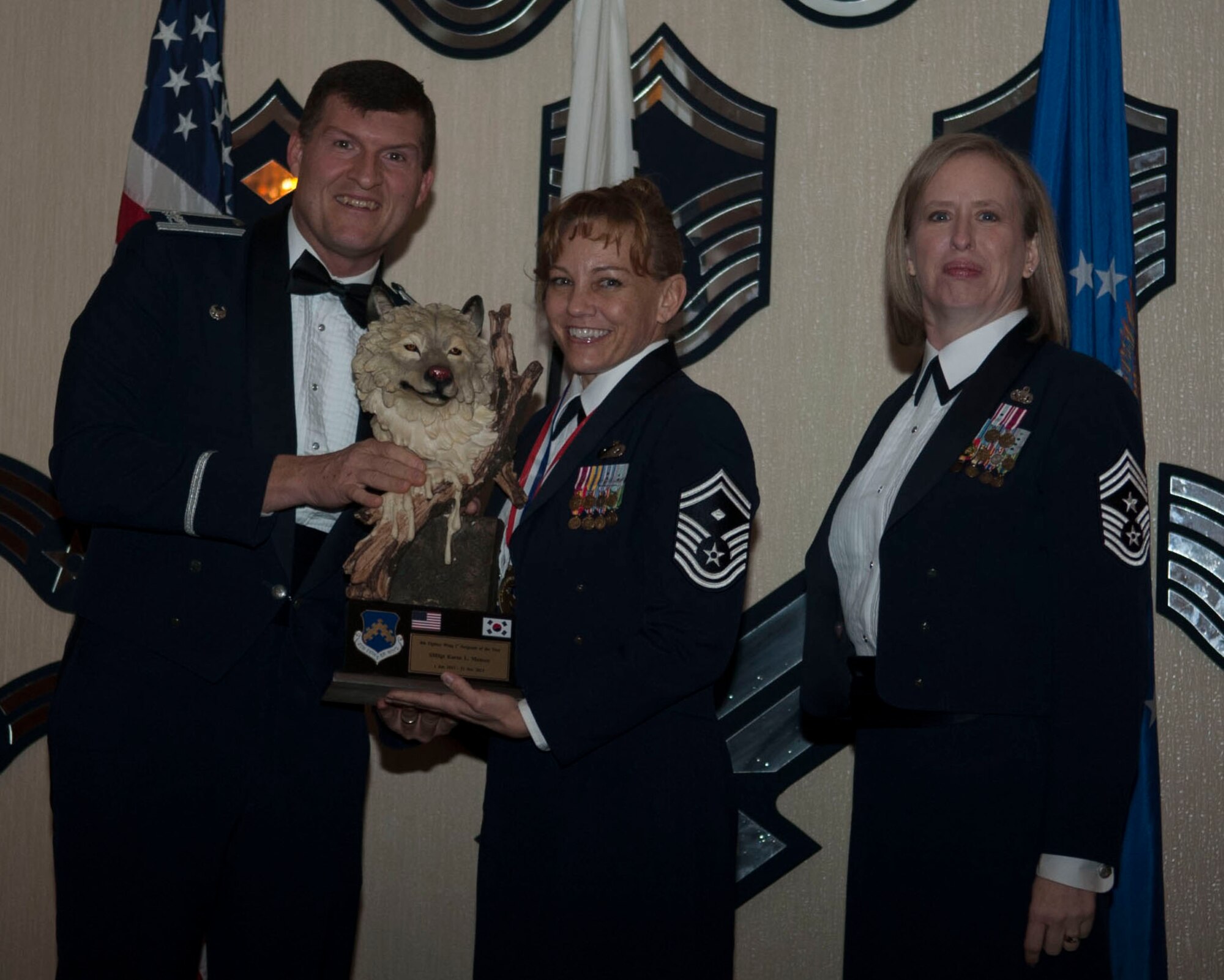 2013 Annual Award Winner for First Sergeant of the Year is Senior Master Sgt. Karen Muncey, 8th Maintenance Group.