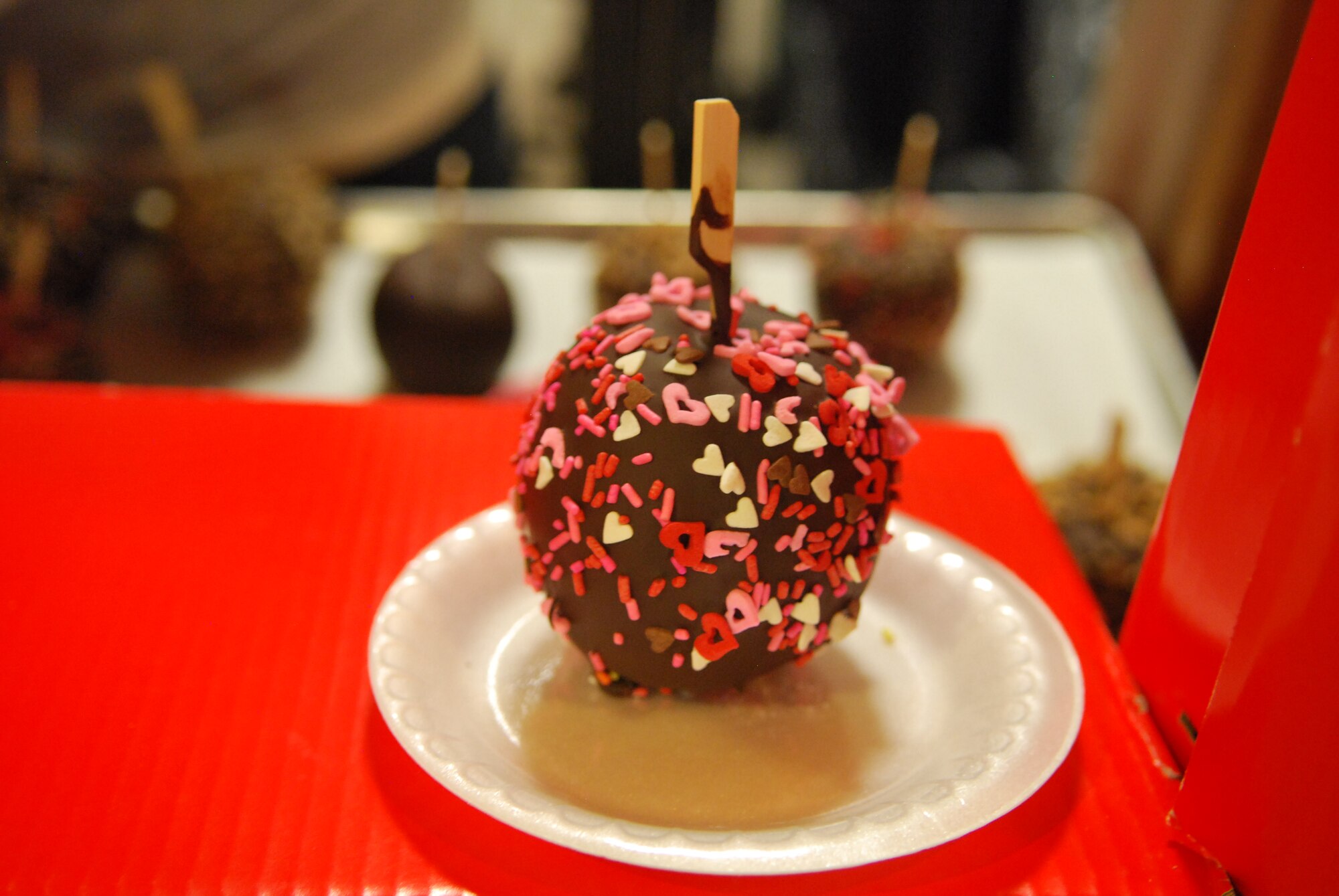 The 27th Special Operations Wing hosted First Friday’s Cannon Carnival for the month of February at the Landing Zone at Cannon Air Force Base, N.M., Feb. 7, 2014. The carnival food provided included smoked turkey and chicken thighs, fried Oreos, fried pickles, corn dogs, chili cheeses dogs, Frito pie, corn on the cob and much more. With games, food and inflatable bouncy houses, the event attracted many members of the Cannon Family. (U.S. Air Force photo/Desiree Ann Montenegro) 