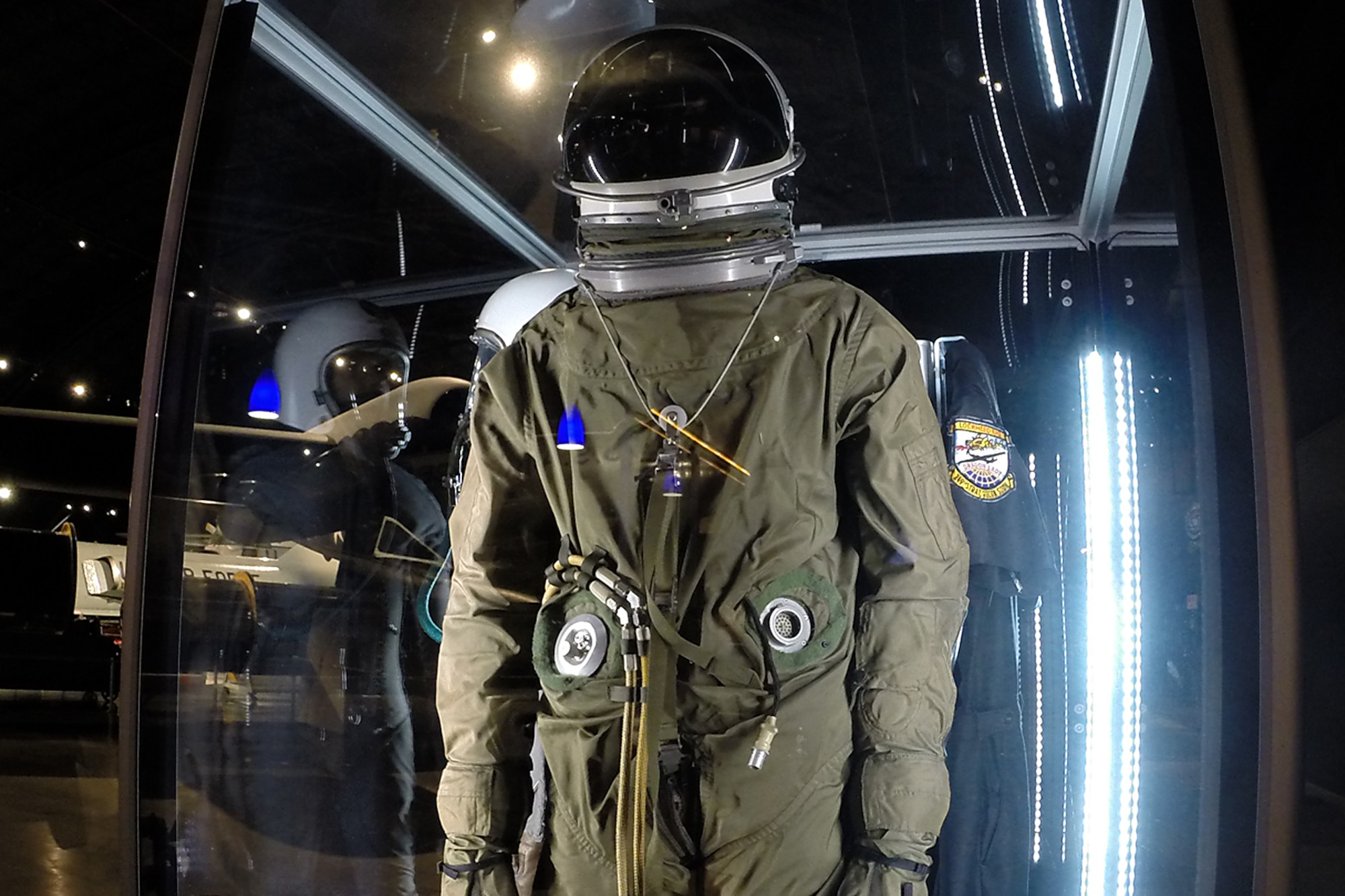 "Dragon Lady: The U-2 and Early Cold War Reconnaissance" exhibit in the Cold War Gallery at the National Museum of the United States Air Force. (U.S. Air Force photo)

