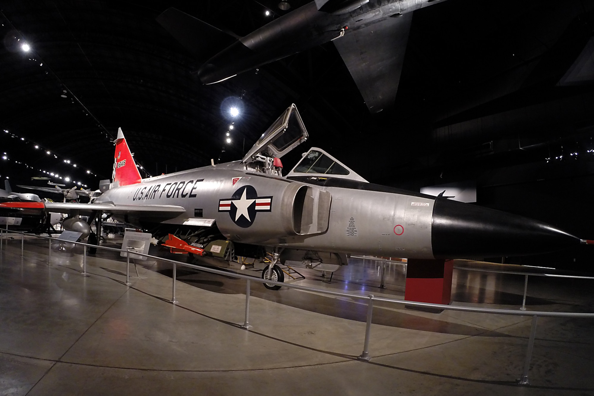 Convair F-102A Delta Dagger in the Cold War Gallery at the National Museum of the United States Air Force (U.S. Air Force photo)
