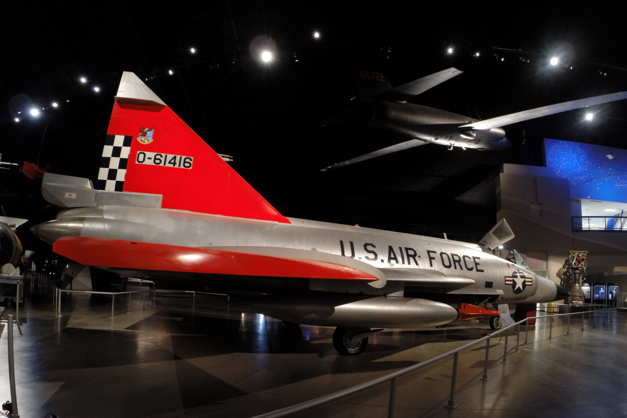 Convair F-102A Delta Dagger in the Cold War Gallery at the National Museum of the United States Air Force (U.S. Air Force photo)