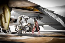 (U.S. Air Force photos/Tech. Sgt. Aaron Allmon & Airman 1st Class Sahara L. Fales)