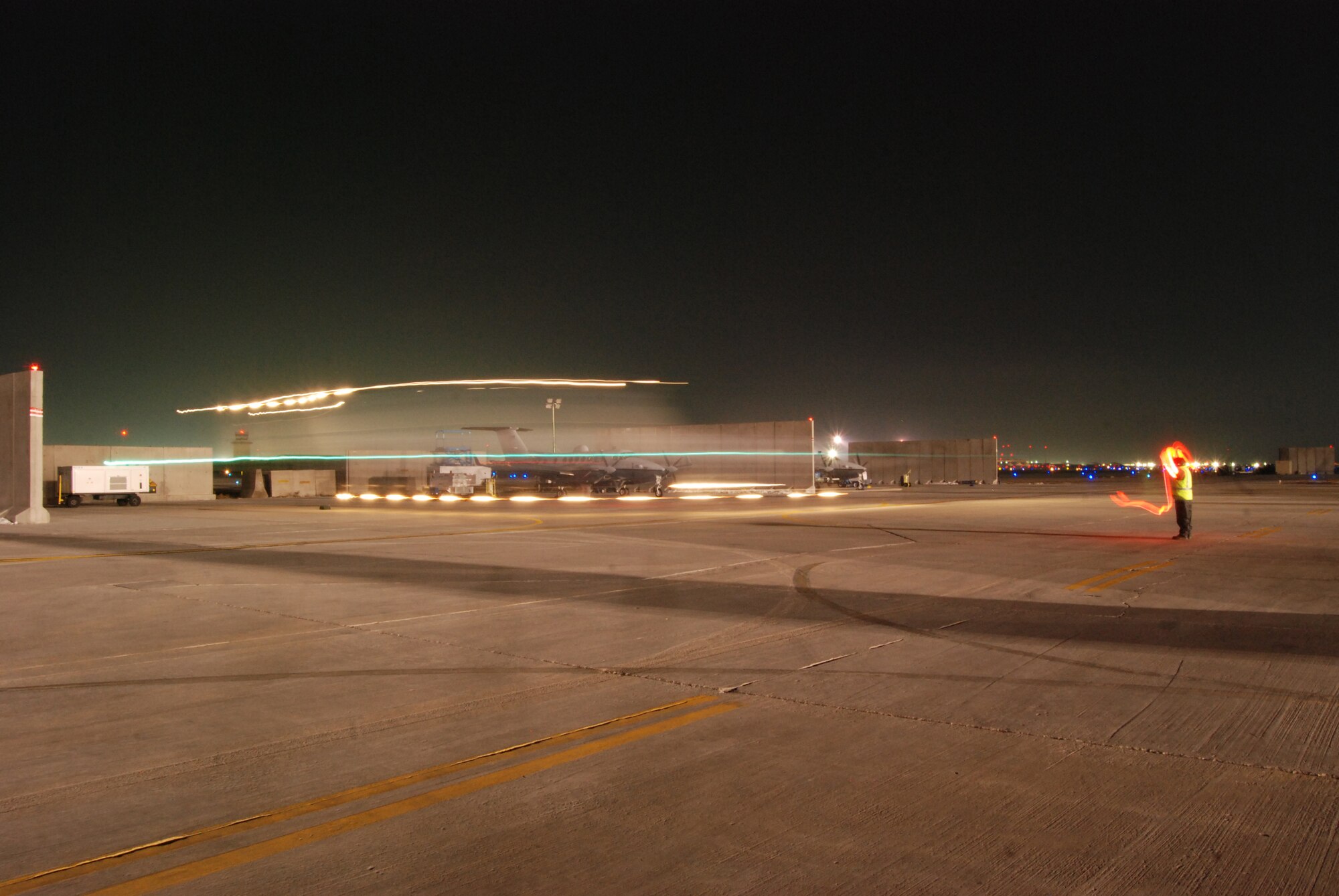 A MC-12W Liberty taxis from its parking spot at Bagram Airfield, Afghanistan, Feb. 11, 2014. The MC-12W is vital to intelligence, surveillance and reconnaissance missions throughout Afghanistan. (U.S. Air Force photo by Capt. Brian Wagner/Released)