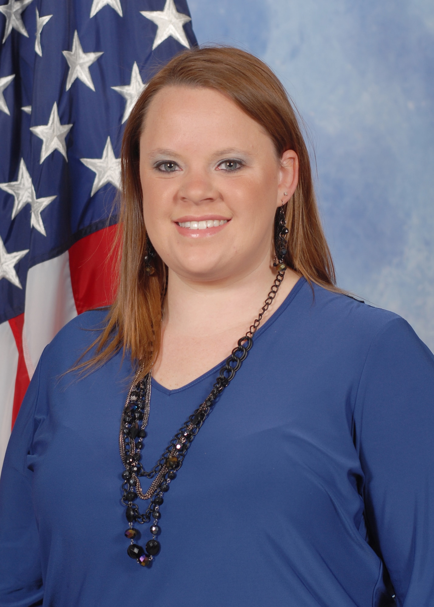 GOODFELLOW AIR FORCE BASE, Texas -- Jennifer Coughlin, 312th Training Squadron, is the 17th Training Wing and Team Goodfellow 2013 Key Spouse of the Year. (U.S. Air Force photo/ 17th Training Wing Public Affairs)