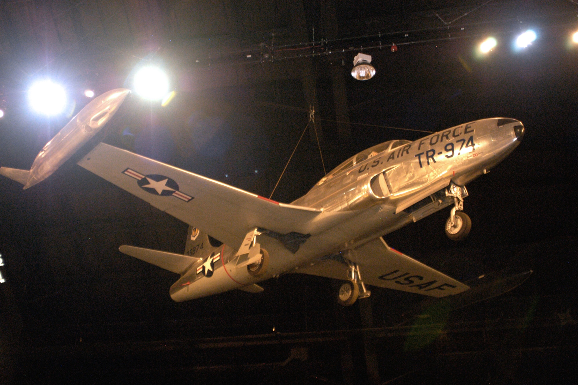 Lockheed T-33A Shooting Star at the National Museum of the United States Air Force. (U.S. Air Force photo)
