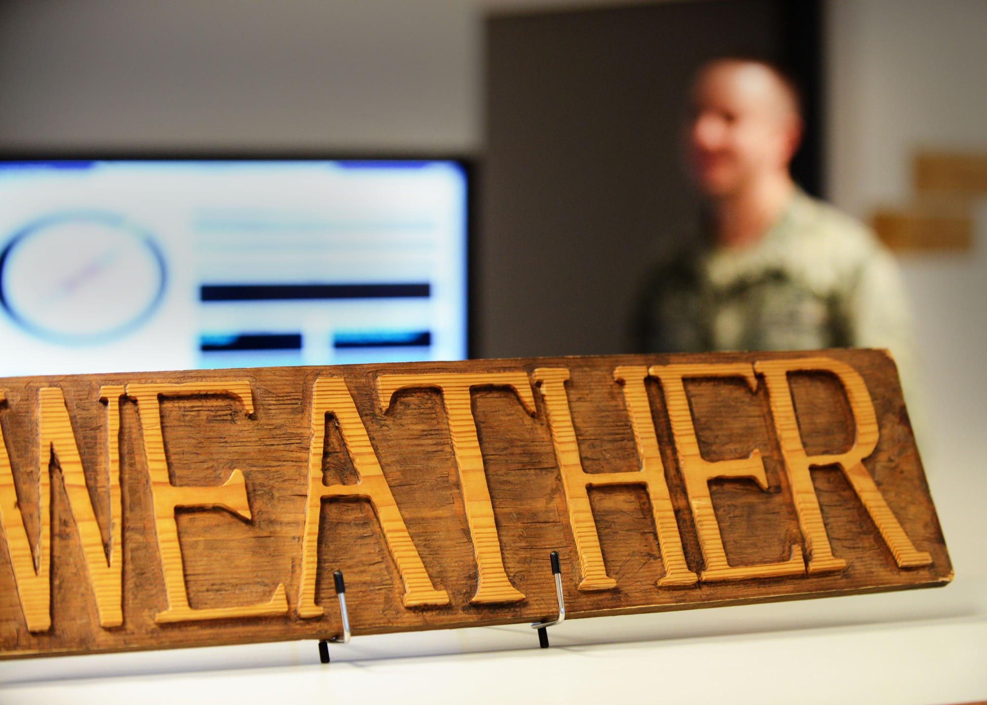The 31st Operations Support Squadron Weather Flight is responsible for dissecting the European airspace to provide tailored meteorological data for commander, pilots, mission planners and decision makers. The weather flight can be dissected into three sections, airfield services, mission services and staff support. (U.S. Air Force photo/Airman 1st Class Ryan Conroy) 