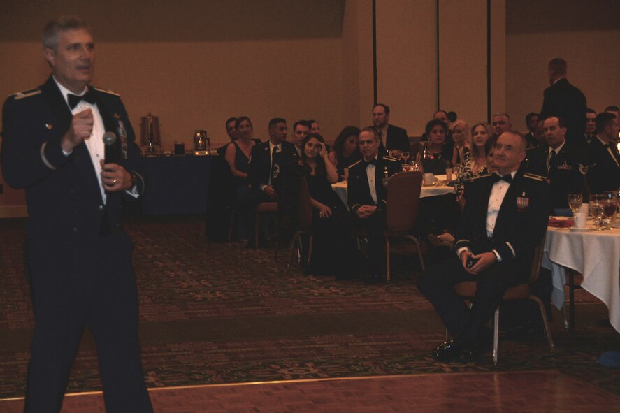 The 433rd Airlift Wing Third Annual Awards Banquet, Feb. 8, 2014 at the Gateway Club at Joint Base San Antonio-Lackland, Texas. The event was hosted by the 443rd Airlift Wing First Sergeants Council.(U.S. Air Force photo/SMSgt Minnie Jones)


