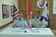 Lt. Gen. (Dr.) Thomas Travis and Brig. Gen.  (Dr.) Yitshak  Kreiss signed the Terms of Reference (TOR) agreement between the U.S. Air Force and the Israeli Defense Force to expand cooperation in areas such as aerospace medicine, mental health, training, academics and medical research. Courtesy photo