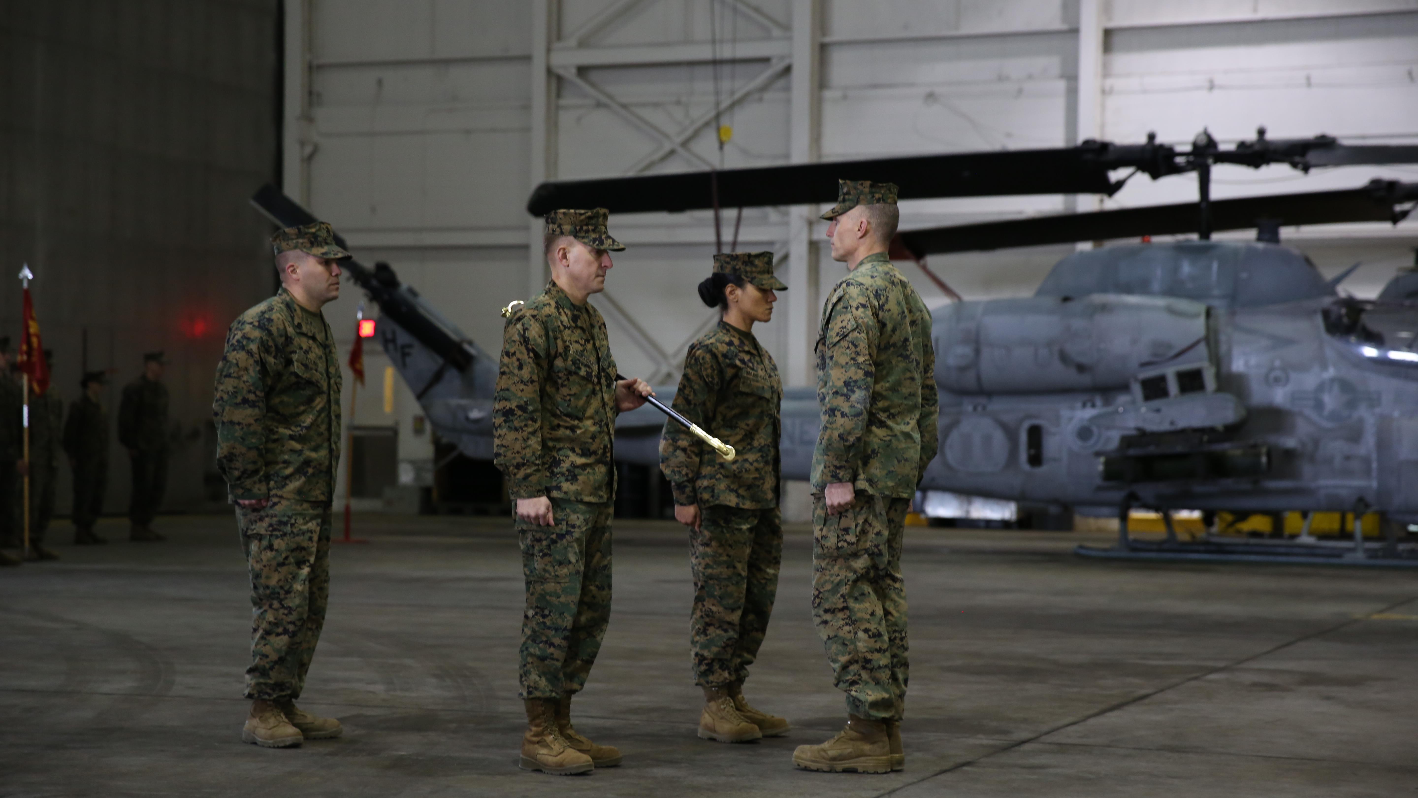 Hmla 269 Bids One Sergeant Major Goodbye Welcomes New Marine Corps Air Station New River