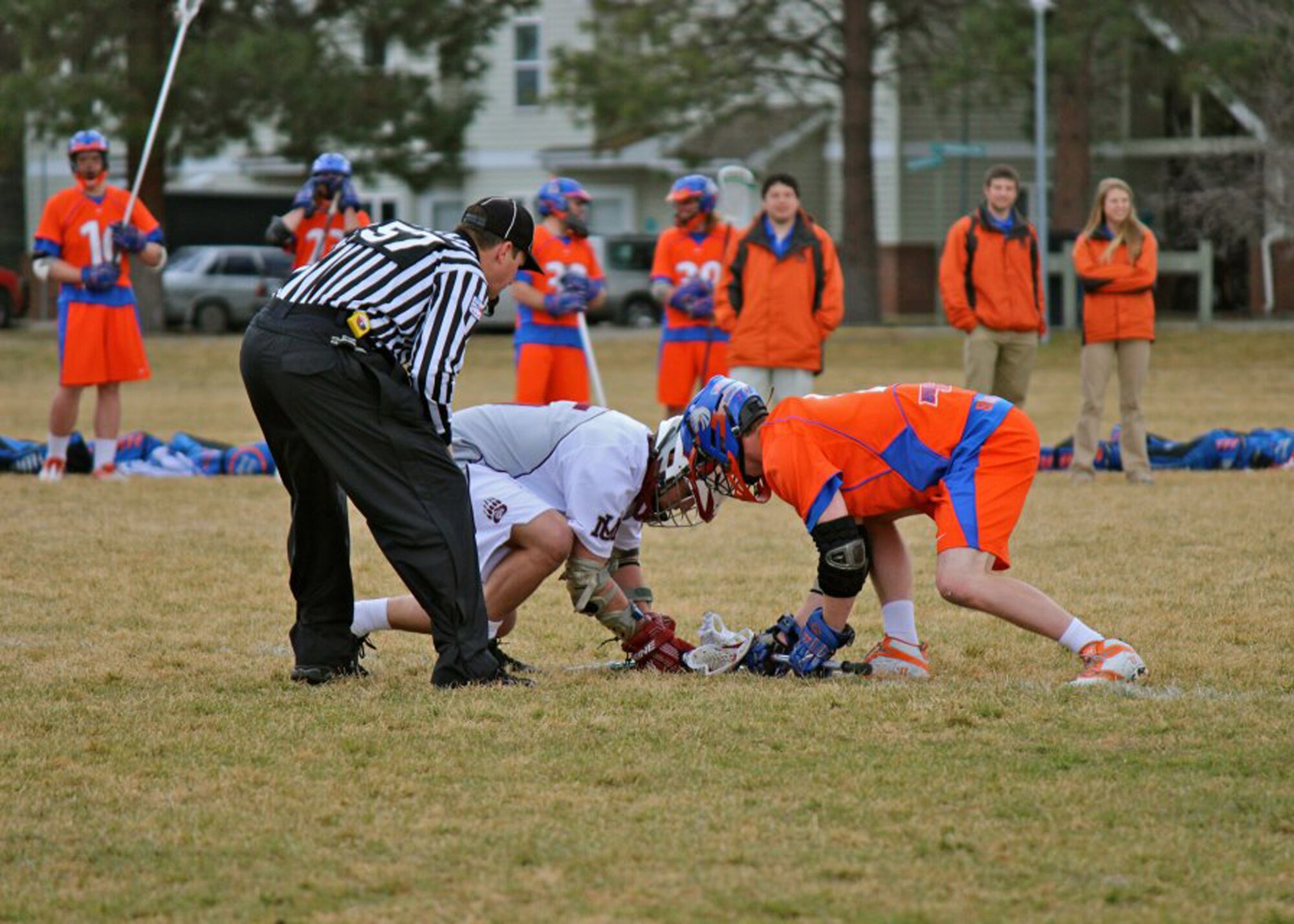 A member of the Boise State University’s Lacrosse Club attempts to make a goal against the University of Great Falls Grizzlies team during a lacrosse game last season. According to Sports Illustrated, lacrosse is the fastest growing sport in America with more than 700,000 players competing in organized events around the country. (Courtesy photo) 