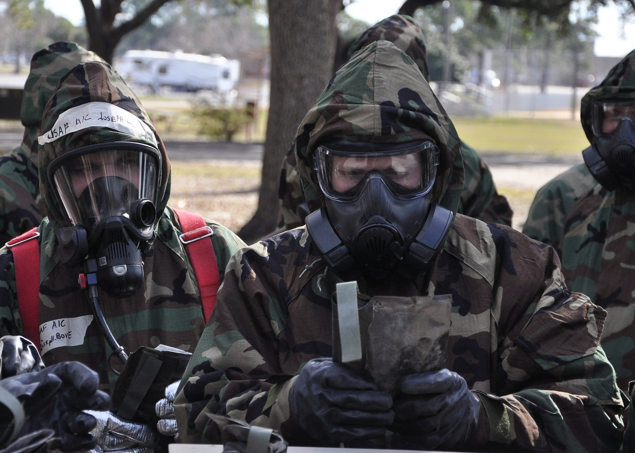 Case still open MOPP Exercise helps Airmen prepare > Tyndall Air Force