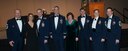 From Left, Chief Master Sgt. James W. Hotaling, Air National Guard, command chief, Mrs. Jennifer Swain, Col. Daniel Swain, 141st Air Refueling Wing, commander, Col. Brian Newberry, 92nd Air Refueling Wing, commander, Mrs. Jill Newberry, Col. John S. Tuohy, Washington Air National Guard, assistant adjutant general - Air, Washington, Chief Master Sgt. Wendy Hansen, 92nd Air Refueling Wing, command chief and Chief Master Sgt. Trisha Almond, Washington Air National Guard, command chief pose for a picture at the 5th Annual Washington Air National Guard Awards Banquet at the Spokane Convention Center, Spokane, Wash. Feb. 8, 2014.  The event highlighted individual and group accomplishments of the members of the Washington Air National Guard over the course of the last year. (U.S. Air National Guard Photo by Tech. Sgt. Michael L. Brown/Released)