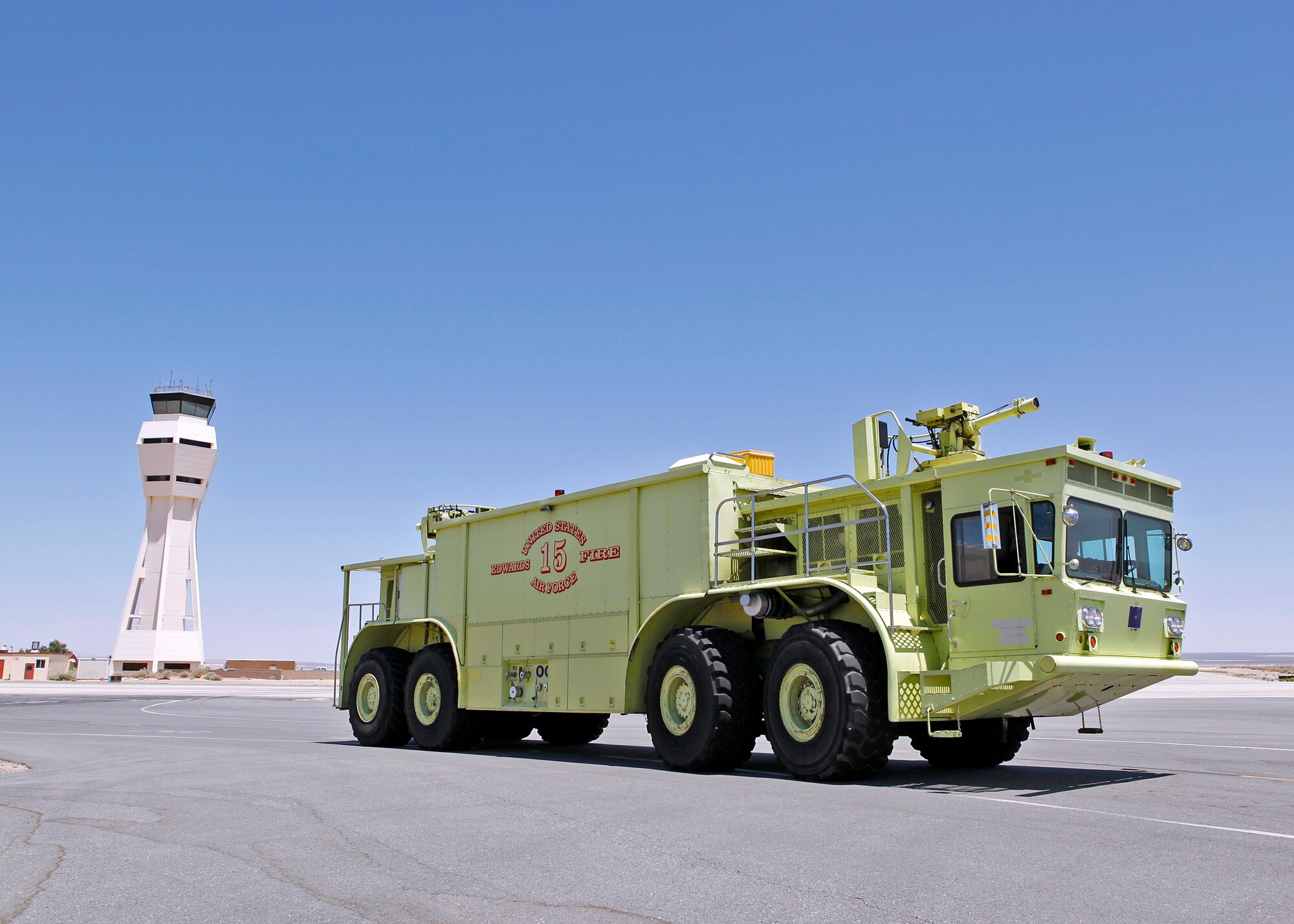 The Edwards Fire Department was awarded the 2013 AFMC Fire and Emergency Services Award as the best Large Fire Department in Air Force Materiel Command. The announcement was made in February and the base will go on to compete at the Department of Defense level for consideration to win the 2013 DOD Fire and Emergency Services Award, also known as the "Chief Master Sergeant Ralph E. Sanborn" award or commonly referred to as the Sanborn Award. (U.S. Air Force photo by Jet Fabara)