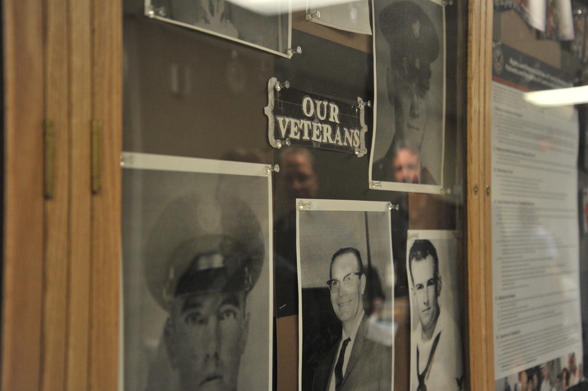 Fairchild Air Force Base Active and Guard leadership visit the Spokane Veterans Affairs Medical Center to meet veterans and the medical staff in Spokane, Wash., Feb. 14, 2014. The Spokane VAMC is dedicated to providing quality health care services to veterans. In carrying out this mission, the VAMC focuses on providing primary and secondary care, with emphasis on preventive health and chronic disease management. Sharing agreements exist with the 92nd Medical Group at Fairchild AFB, Indian Health Services for Native Americans, and the Idaho and Washington State Departments of Veterans Affairs for the care of state home residents in Lewiston, Idaho, and Spokane. (U.S. Air Force photo by Staff Sgt. Alexandre Montes/Released) 