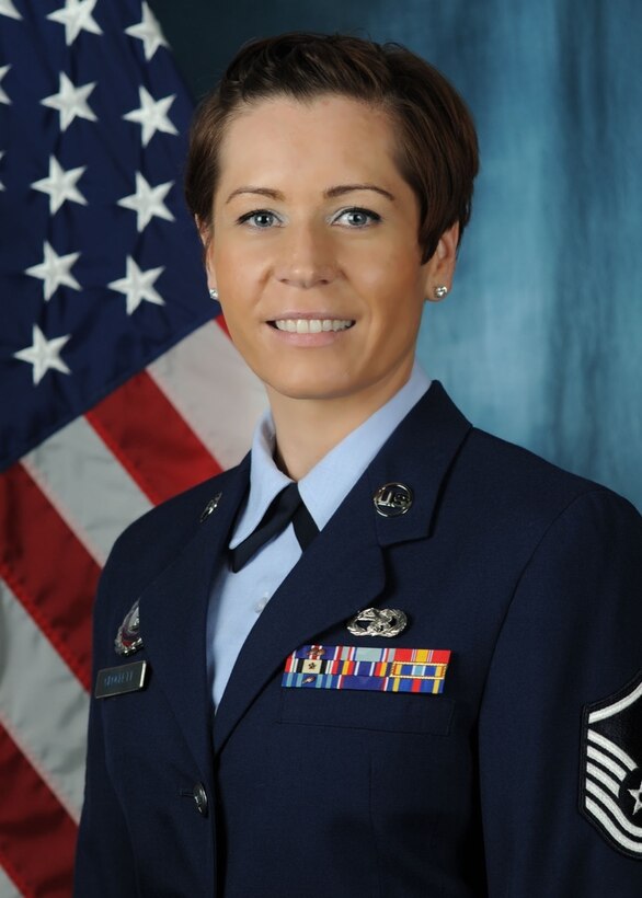 Master Sgt. Sylvia Kirchner, Air National Guard in service recruiter Joint Base Langley-Eustis, is ready to help Airmen transition from active duty to continued service in the Air National Guard. Call 757-764-9995 to start the process or ask questions. (U.S. Air Force photo)