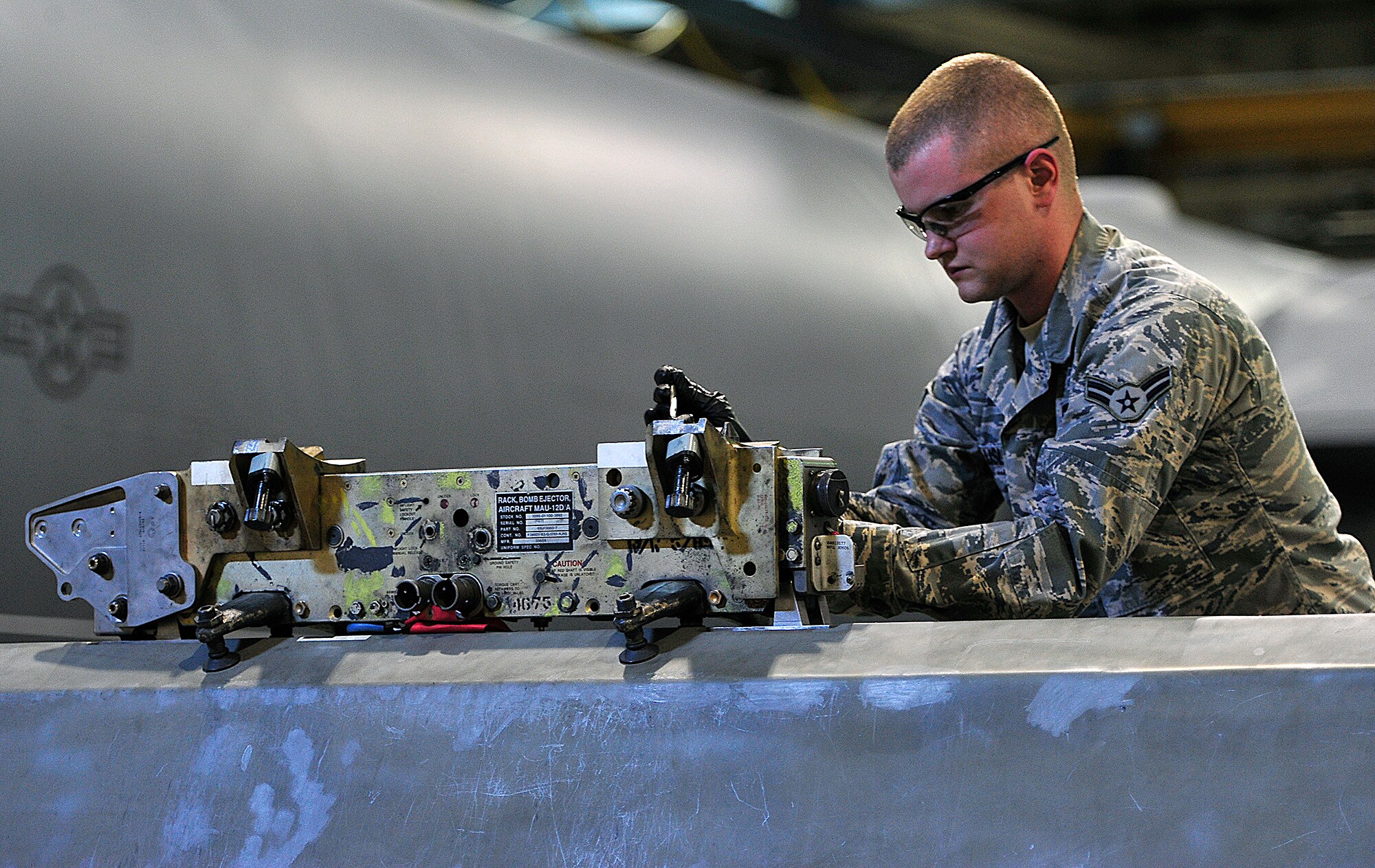 Minot Air Force Base recently completed a large scale inspection for all operations held at the base.  The 5th Bomb Wing and 91st Missile Wing coordinated operations for the Inspector General in which the teams conducted day to day missions in which the groups were graded. For the Nuclear Surety Inspection portion, the 91st Missile along with the 5th Bomb Wing received a rating of satisfactory. The 91st MW went on to complete the Nuclear Operations Readiness Inspection with an excellent rating.  (U.S. Air Force photo/ Senior Airman Kristoffer Kaubisch and Senior Airman Andrew Crawford)