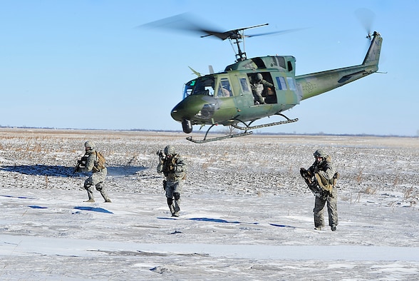 Minot Air Force Base recently completed a large scale inspection for all operations held at the base.  The 5th Bomb Wing and 91st Missile Wing coordinated operations for the Inspector General in which the teams conducted day to day missions in which the groups were graded. For the Nuclear Surety Inspection portion, the 91st Missile along with the 5th Bomb Wing received a rating of satisfactory. The 91st MW went on to complete the Nuclear Operations Readiness Inspection with an excellent rating.  (U.S. Air Force photo/ Senior Airman Kristoffer Kaubisch and Senior Airman Andrew Crawford)