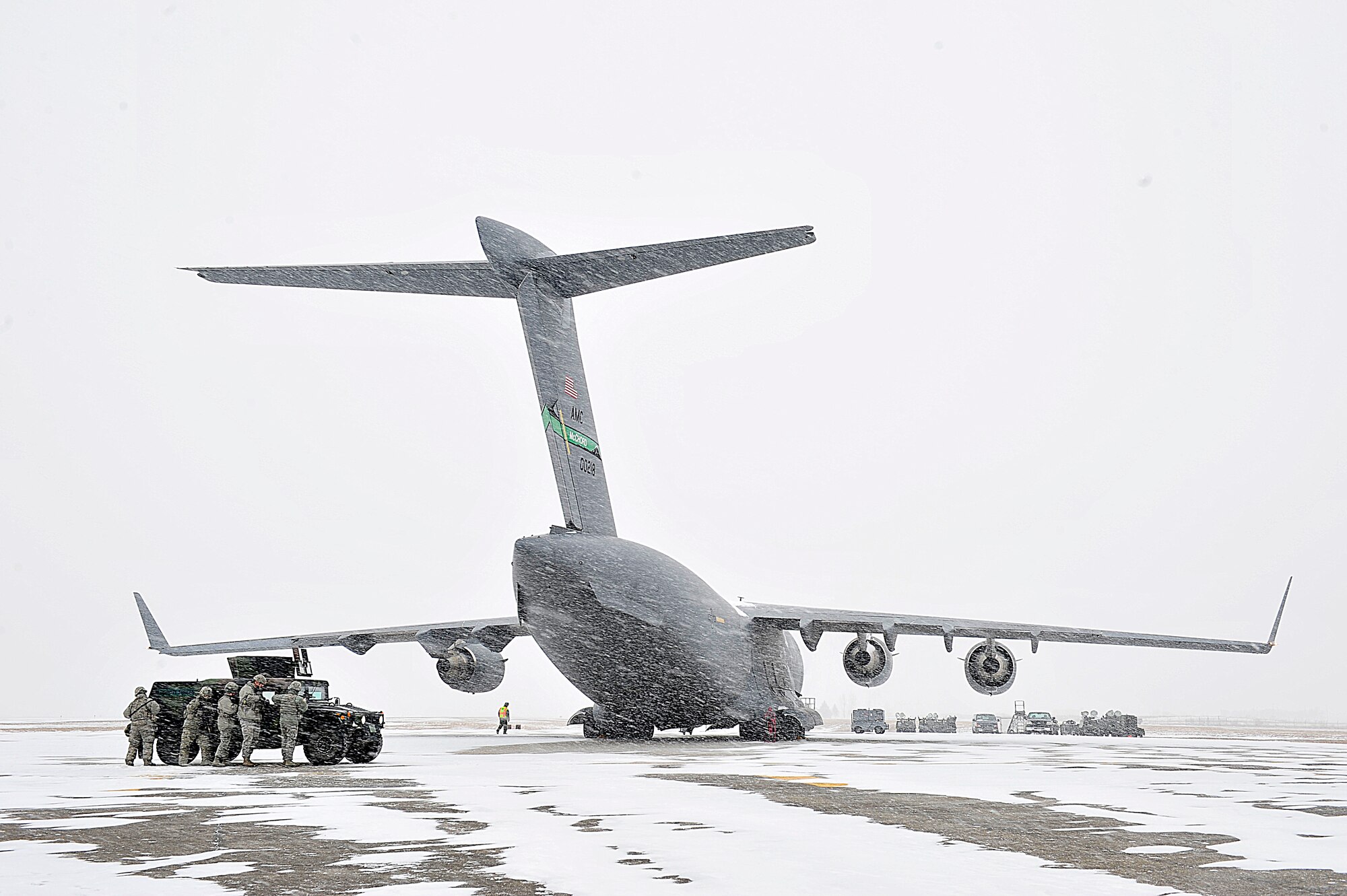 Minot Air Force Base recently completed a large scale inspection for all operations held at the base.  The 5th Bomb Wing and 91st Missile Wing coordinated operations for the Inspector General in which the teams conducted day to day missions in which the groups were graded. For the Nuclear Surety Inspection portion, the 91st Missile along with the 5th Bomb Wing received a rating of satisfactory. The 91st MW went on to complete the Nuclear Operations Readiness Inspection with an excellent rating.  (U.S. Air Force photo/ Senior Airman Kristoffer Kaubisch and Senior Airman Andrew Crawford)
