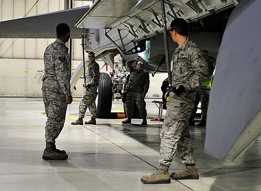 Minot Air Force Base recently completed a large scale inspection for all operations held at the base.  The 5th Bomb Wing and 91st Missile Wing coordinated operations for the Inspector General in which the teams conducted day to day missions in which the groups were graded. For the Nuclear Surety Inspection portion, the 91st Missile along with the 5th Bomb Wing received a rating of satisfactory. The 91st MW went on to complete the Nuclear Operations Readiness Inspection with an excellent rating.  (U.S. Air Force photo/ Senior Airman Kristoffer Kaubisch and Senior Airman Andrew Crawford)