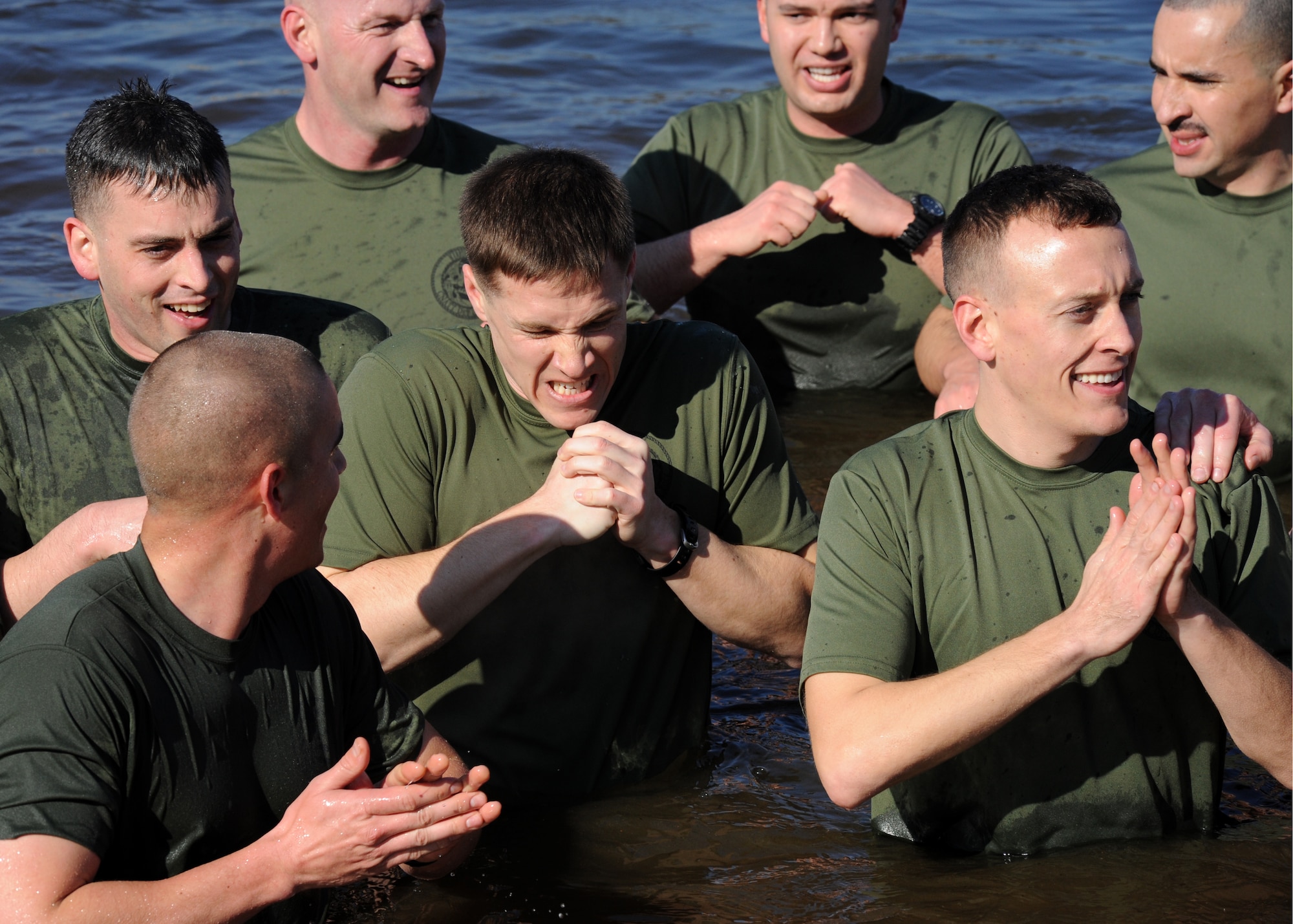 Marines take the plunge for morale > Little Rock Air Force Base > Display