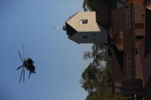 Approximately 120 Marines from the royal Netherland Marine Corps stationed on the island of Aruba visited Marine Corps Base Camp Lejeune, Feb. 14, to conduct fast-rope operations and military operations in urban terrain (MOUT) training. Marine Heavy Helicopter Squadron (HMH) 461 aboard Marine Corps Air Station New River provided the helicopter support for the training exercise.