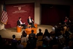 February 18th, 2014 - DIA Director Lt. Gen. Michael Flynn speaks with David Sanger, of the New York Times, at Harvard’s John F. Kennedy Jr. Forum. The JFK Jr. Forum at the Institute of Politics is Harvard’s premier arena for political speech, discussion and debate. 