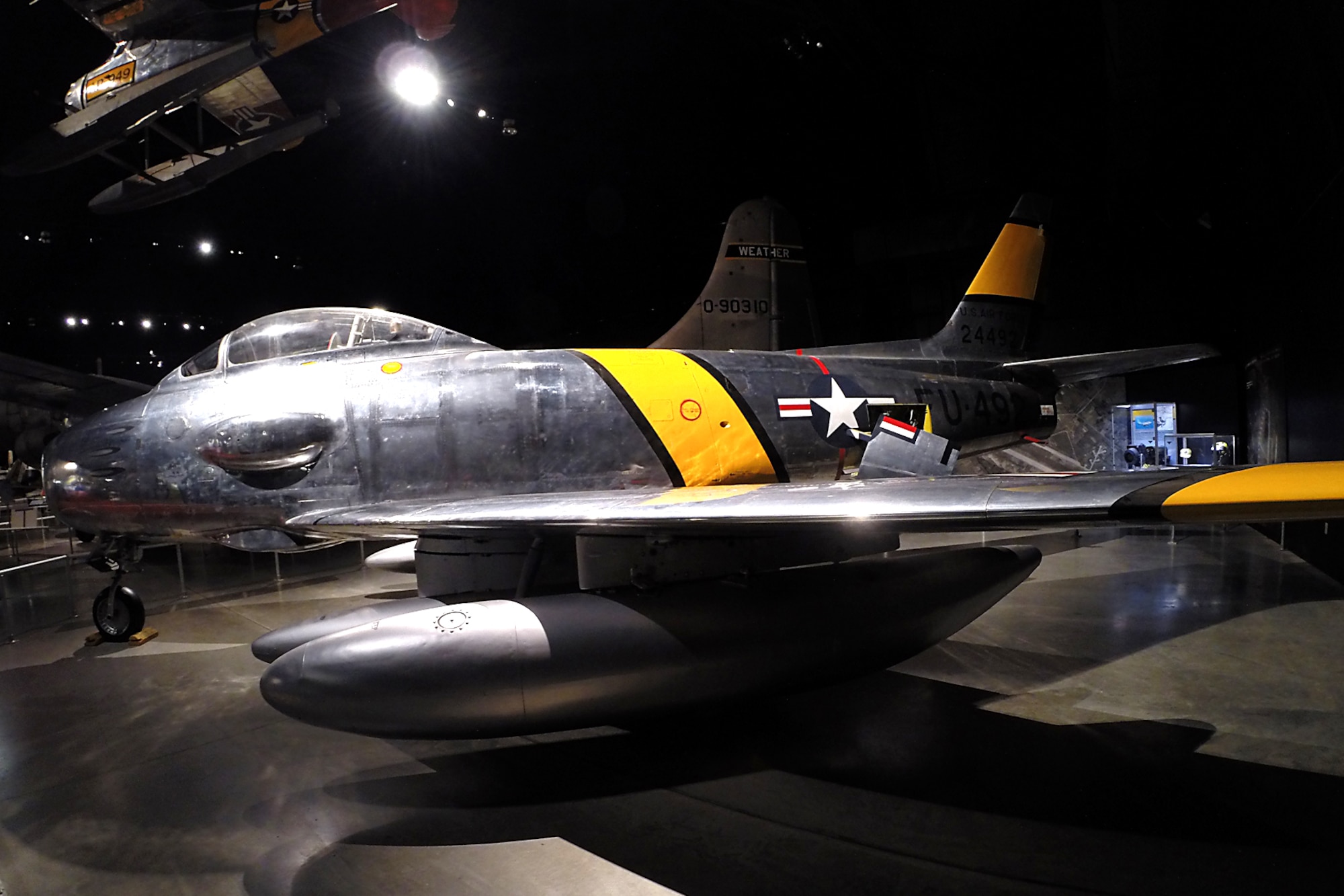 DAYTON, Ohio - North American RF-86F in the Cold War gallery at the National Museum of the United States Air Force. (U.S. Air Force photo)
