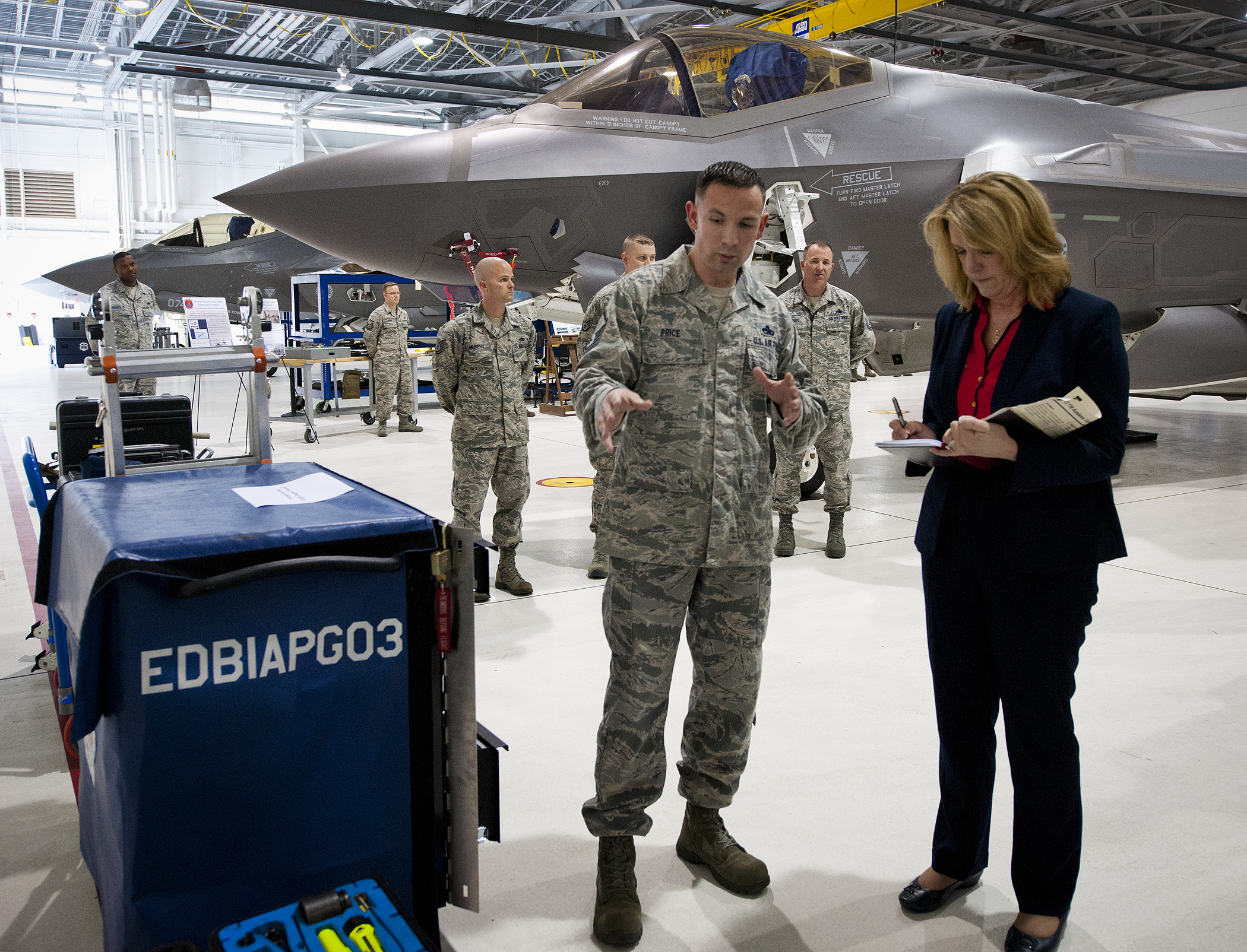 SECAF visits Eglin, tours F35 facilities > Eglin Air Force Base > News