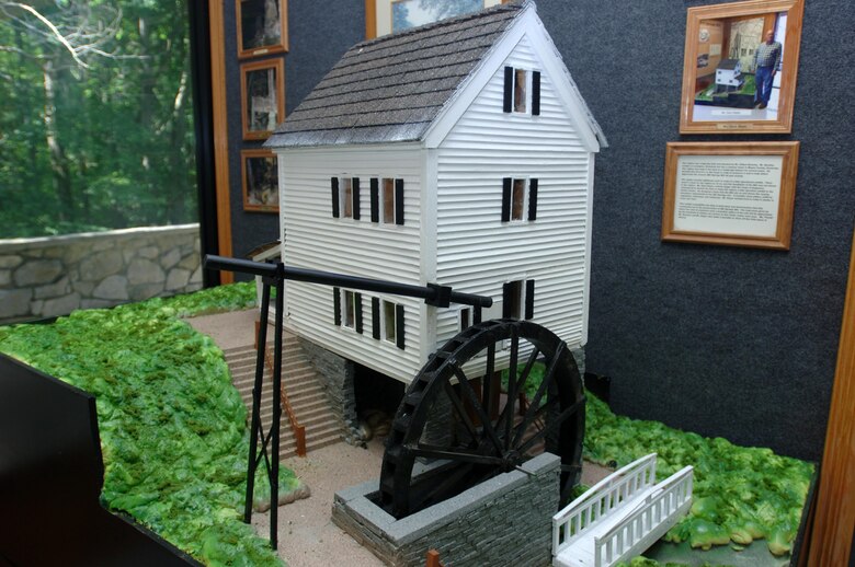 This is a model of Mill Springs Mill located at the Lake Cumberland Resource Managers Office in Somerset, Ky.