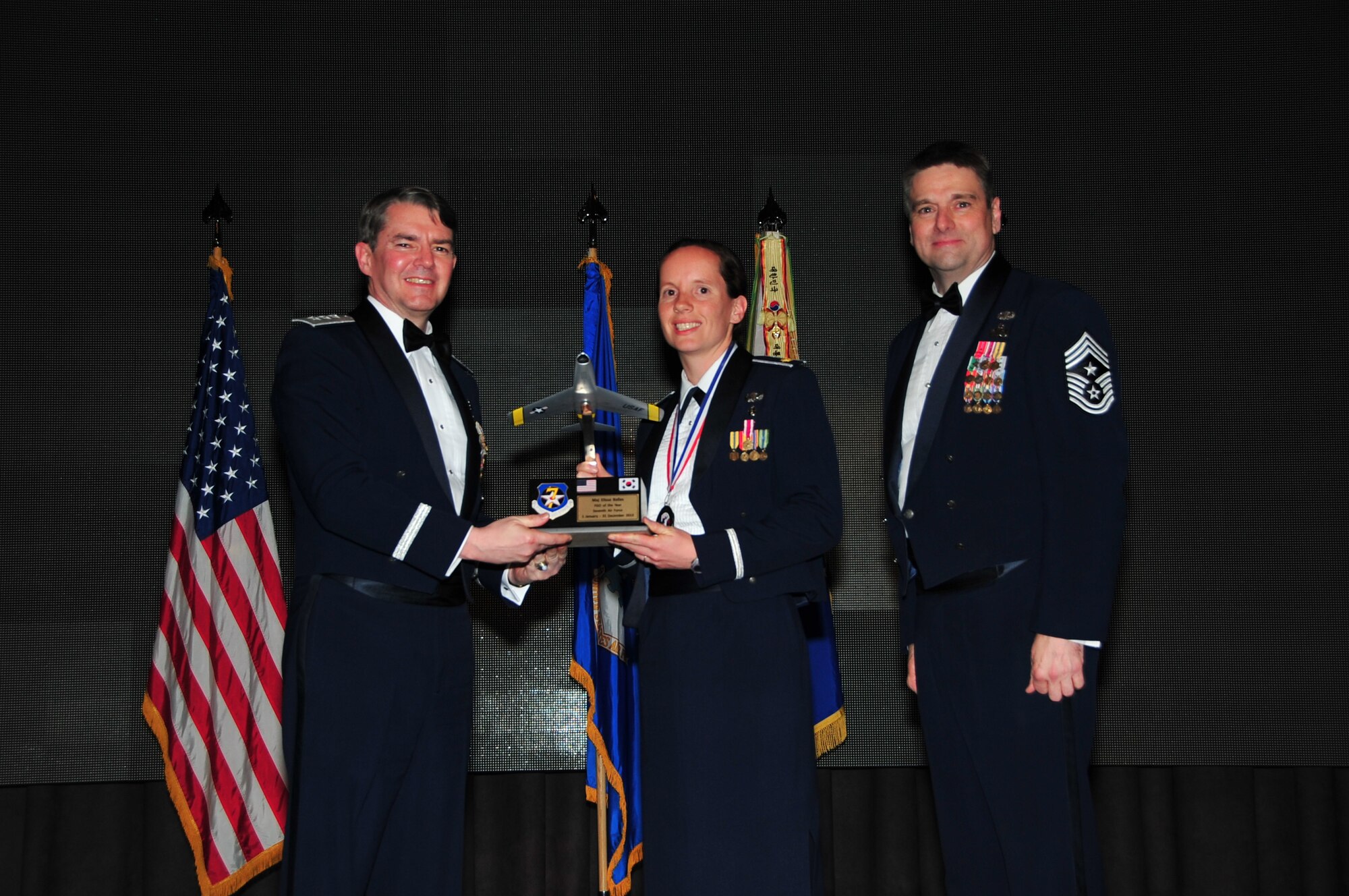7th Air Force Field Grade Officer of the Year Maj. Elissa Ballas, 8th Medical Operations Squadron.