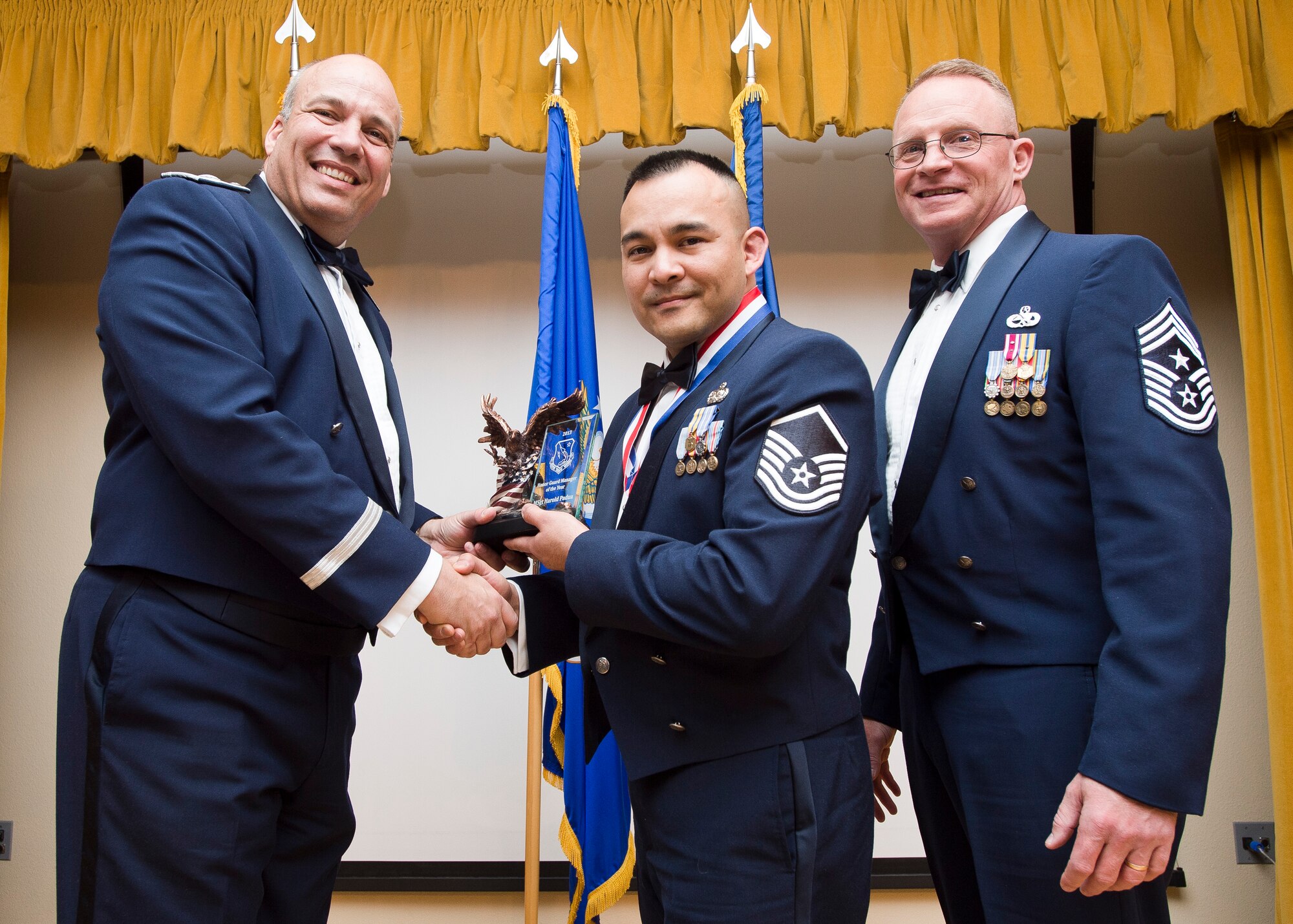 Honor Guard Manager of the Year Category: Master Sgt. Harold Padua, March AFB, Calif. (U.S. Air Force photo by Ethan Wagner)
