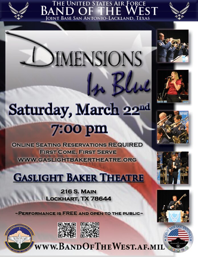 Dimensions in Blue 22 Mar 2014 Flyer