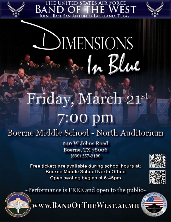 Dimensions in Blue 21 Mar 2014 Flyer