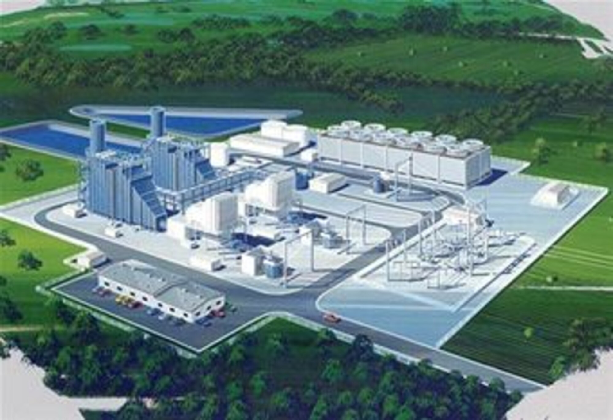 An artist rendering illustrates the proposed energy park, part of the
Enhanced Use Lease program, at Joint Base McGuire-Dix-Lakehurst, N.J. Once
complete, the project is expected to generate at least 50 to 60 megawatts of
renewable energy, putting the Air Force several steps closer to reaching the
Air Force-wide goal of generating one gigawatt of renewable energy by 2020.
(Courtesy graphic) 