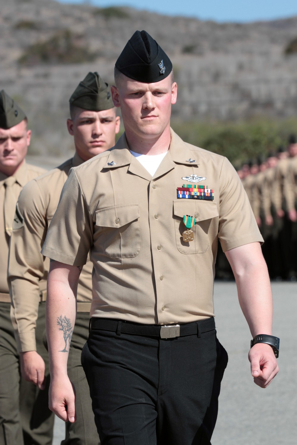 Grand Haven native, U.S. Navy corpsman awarded for excellence in U.S
