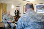 USAF Gen. Philip Breedlove, commander of U.S. European Command visited DIA to meet with DIA and expressed his appreciation for the support EUCOM receives from the agency. 
