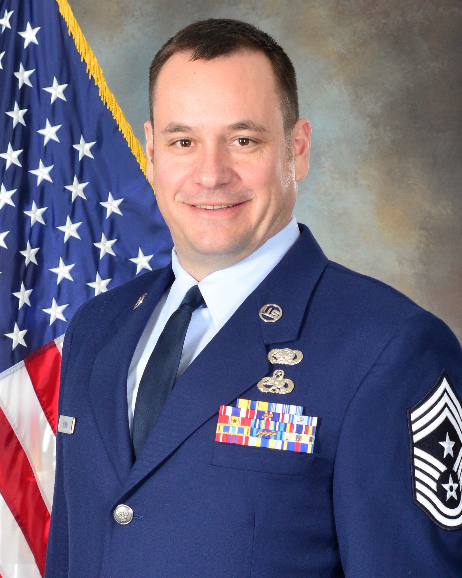 Command Chief Master Sgt. Clinton J. Ronan, 914th Airlift Wing, Niagara Falls Air Reserve Station, N.Y.  (U.S. Air Force photo by Tech. Sgt. Joseph McKee)