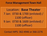 140103 Force Management Town Hall