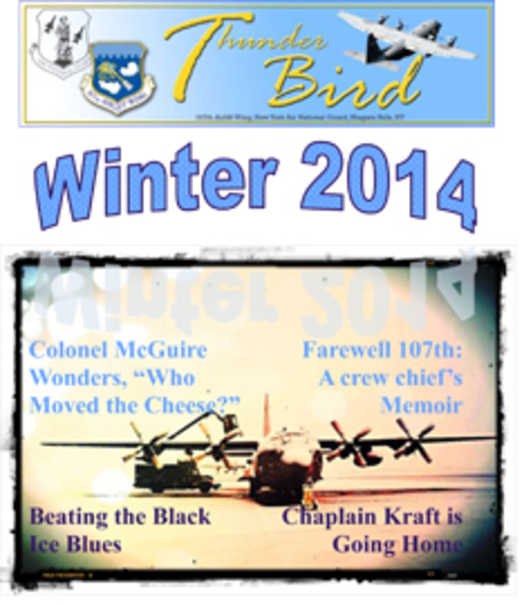 ThunderBird Winter 2014 (Air National Guard Graphic/Tech.Sgt. Brandy Fowler)