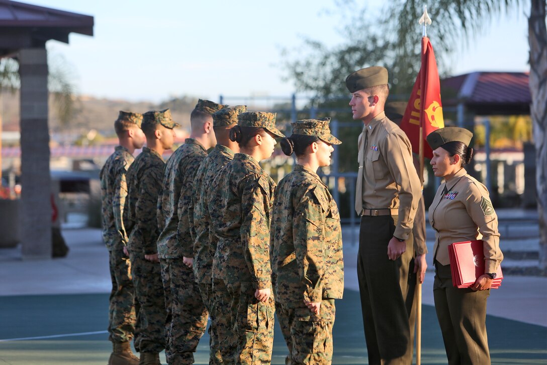 CLR-17 holds promotion ceremony for their Marines