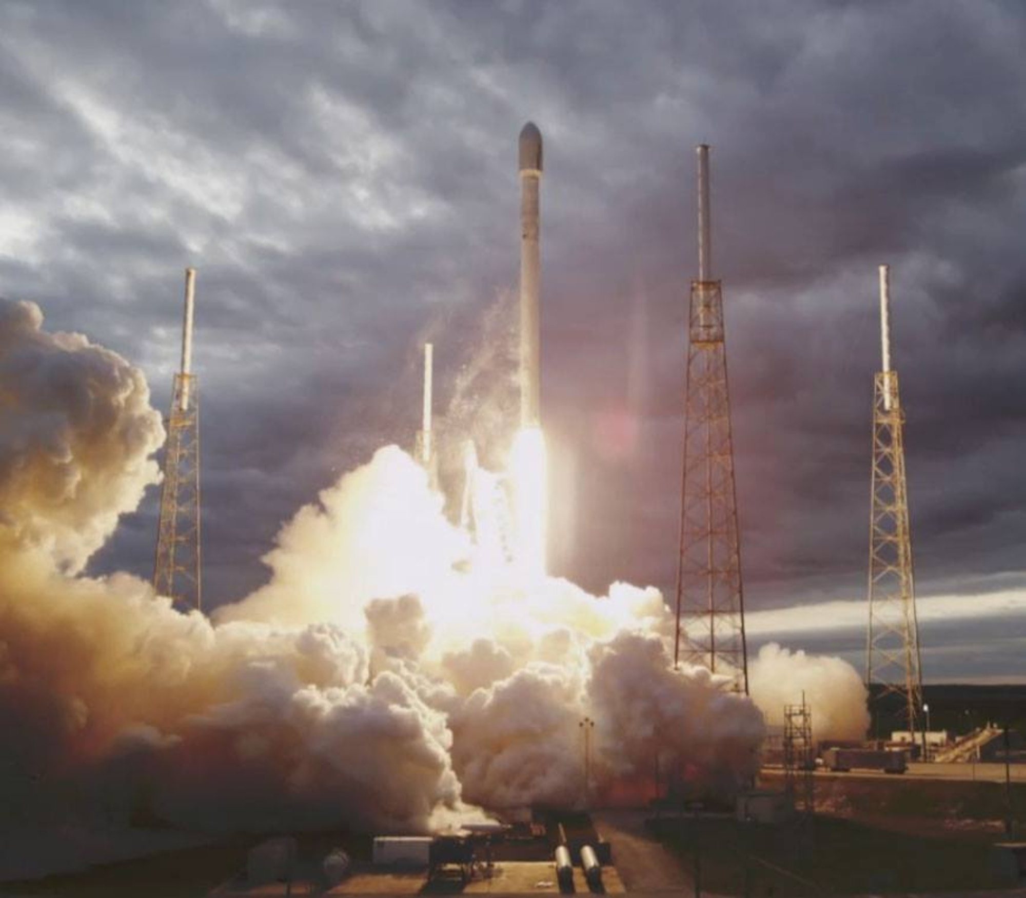 The U.S. Air Force's 45th Space Wing provided Eastern Range support to the successful launch of the Thaicom 6 communications satellite from Space Launch Complex 40 at 5:06 p.m. Jan. 6, 2014. "I am immensely proud of the work of the wing and our mission partners," said Col. Robert Pavelko, vice commander, 45th Space Wing, who also served as the Launch Decision Authority. (Courtesy Photo/Walter Scriptunas II)

